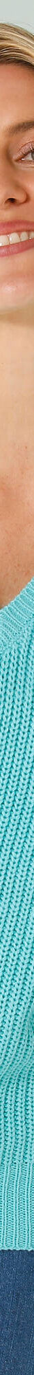 Pull tunique col V, maille anglaise (turquoise) Pull tunique col V, maille anglaise (turquoise)